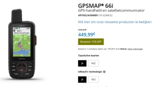 Garmin Gpsmap 66i Gps Zwart voor €449,99 bij Garmin