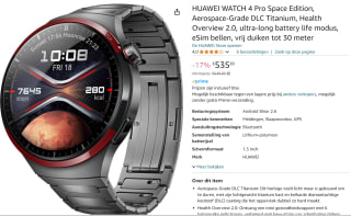 HUAWEI WATCH 4 PRO Space Edition Titanium voor €535 bij Amazon
