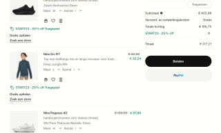 NIKE Black Friday kortingsode voor 25% korting op alles excl. de outlet