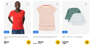 15% kassakorting op bijna alles bij HEMA