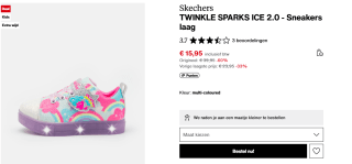 Skechers Twinkle Toes meisjes sneakers paars voor €15,95 bij Zalando