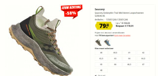 Saucony Endorphin Trail Mid wandelschoenen voor €79,99 bij Sport-Korting