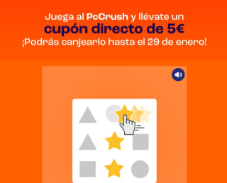 Cupón 5€ en compras de +100 en PcComponnetes