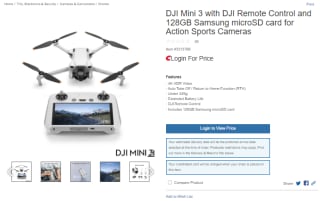 Shop DJI Mini 3 with RC controller from Costco as low as £479.98