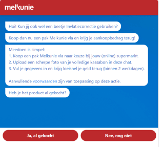 Gratis pak Melkunie - vla na cashback