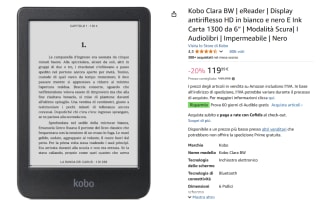 Kobo Clara BW - E-reader - 6 inch - 16GB voor €119,99 bij Amazon
