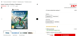 Avatar: Frontiers of Pandora voor €19,99 bij de Mediamarkt