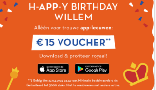 €15 korting bij Limango via de App