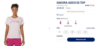 30% + 10% extra descuento en tu compra en Asics