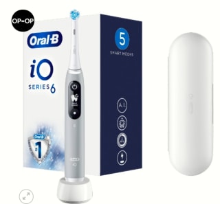 Oral-B iO 6 Grey – Elektrische Tandenborstel – Met Reisetui voor €89,99 bij Plein