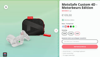 MotoSafe Custom 4D oordoppen op maat voor €109