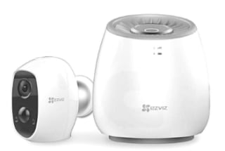 Kit Ezviz con cámara de seguridad inalámbrica + estación base por $89.990