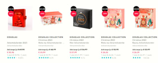 Tot 25% korting op Adventskalenders bij Douglas