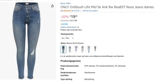 ONLY MID ANKLE RAW - Jeans Skinny Fit voor €11,99 bij Amazon
