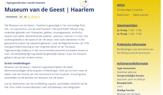 Open Monumentendag 2024 op 14 en 15 september