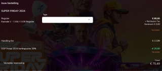 Kortingscode voor 30% korting op F1 Zandvoort Super Friday tickets