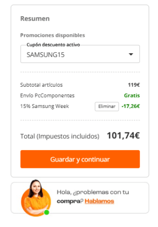 Hasta 30% + 15% EXTRA descuento en móviles Samsung