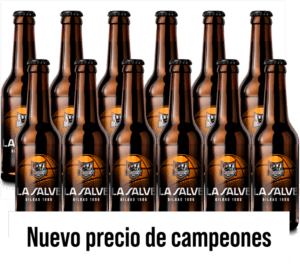 72 lastas de cervezas La Salve por 33€
