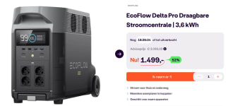 EcoFlow Delta Pro Powerstation voor €1.499 bij Ibood