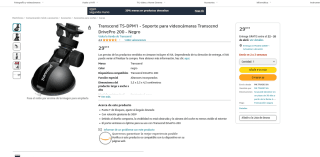 Soporte Transcend TS-DPM1 para videocámaras Transcend DrivePro 200 a solo 29,91€