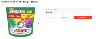 Ariel Color - Wasmiddelcapsules - All-in-1 Pods voor €9,99 bij Ochama