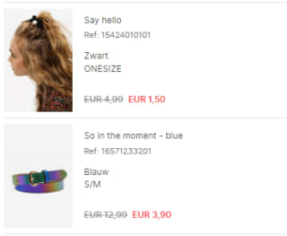 30% korting op alles inclusief sale bij Loavies