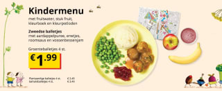 Zweedse gehaktballetjes 8 stuks, gravad lax en een amandeltaartje voor €9,99 met IKEA Family pas