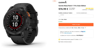Garmin Reloj Fēnix 7 Pro Solar Edition por 576,99€