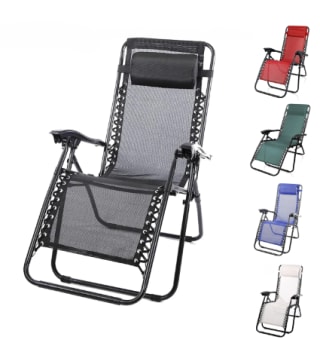 Silla Tumbona con Reposabrazos Plegable por 28,30€ varios colores Envío desde España