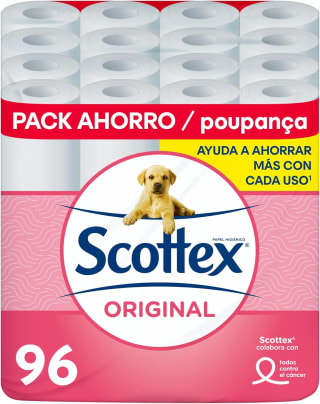 Scottex toiletpapier 96 rollen voor €22,90 via Amazon