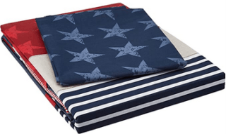 Funda nórdica y funda de almohada cama, 220 x 180 cm, color azul