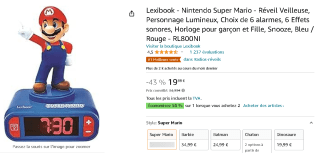 Lexibook Nintendo Super Mario alarmklok voor €19,99 bij Amazon FR
