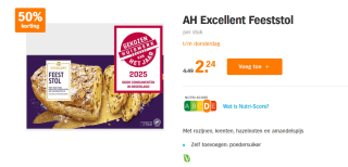 AH Excellent Feeststol voor €2,24