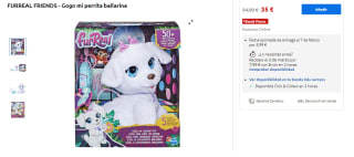 Peluche Gogo Mi Cachorrita Bailarina Hasbro por 35€
