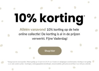 10% korting op zowat alles bij Babypark