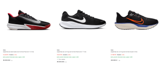 Ofertas Flash Nike hasta 40% descuento en ropa y calzado El Corte Ingles