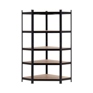 Estantería Esquinera Modular Metálica con 5 Baldas 875kg 80x40x180cm por solo