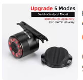 Liuz de bicicleta trasera inteligente por 9,63€