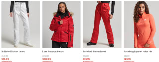 50% korting op de ski- en snowboardcollectie bij Superdry
