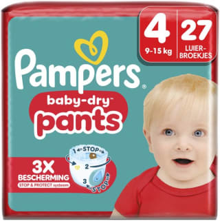 100% terugbetaald op Pampers Pants maat 4
