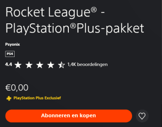 Rocket League® - PlayStation®Plus-pakket grais in de Playstation Store