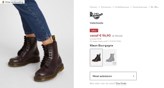 Dr. Martens smooth 1460 boots voor €94,90 bij About You