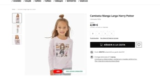 Recopilación ropa Harry Potter desde 2,99€