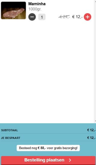 50% korting op Maminha bij B.B.Quality