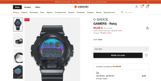 Gshock Casio DW-6900RGB-1ER por 65,95€