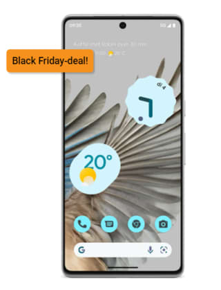 Google Pixel 7 Pro 128GB Wit voor €599 bij Belsimpel