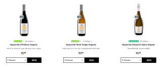 Italiaanse wijnen uit de Hypocrite serie voor €8,99 bij Neleman