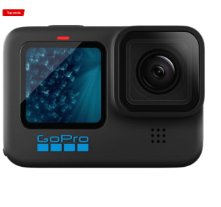 GoPro Hero 11 Black, Cámara deportiva de 5.3K, 24.7 MP, SuperFoto, HDR, HyperSmooth 5.0, Slo-Mo x8, Sumergible 10m por 399€