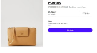 Bandolera PARFOIS CROSSBODY BAG MICHELLE por 13.5€