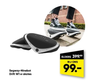 Segway Ninebot Drift W1 e-skates voor €99 bij Big Bazar